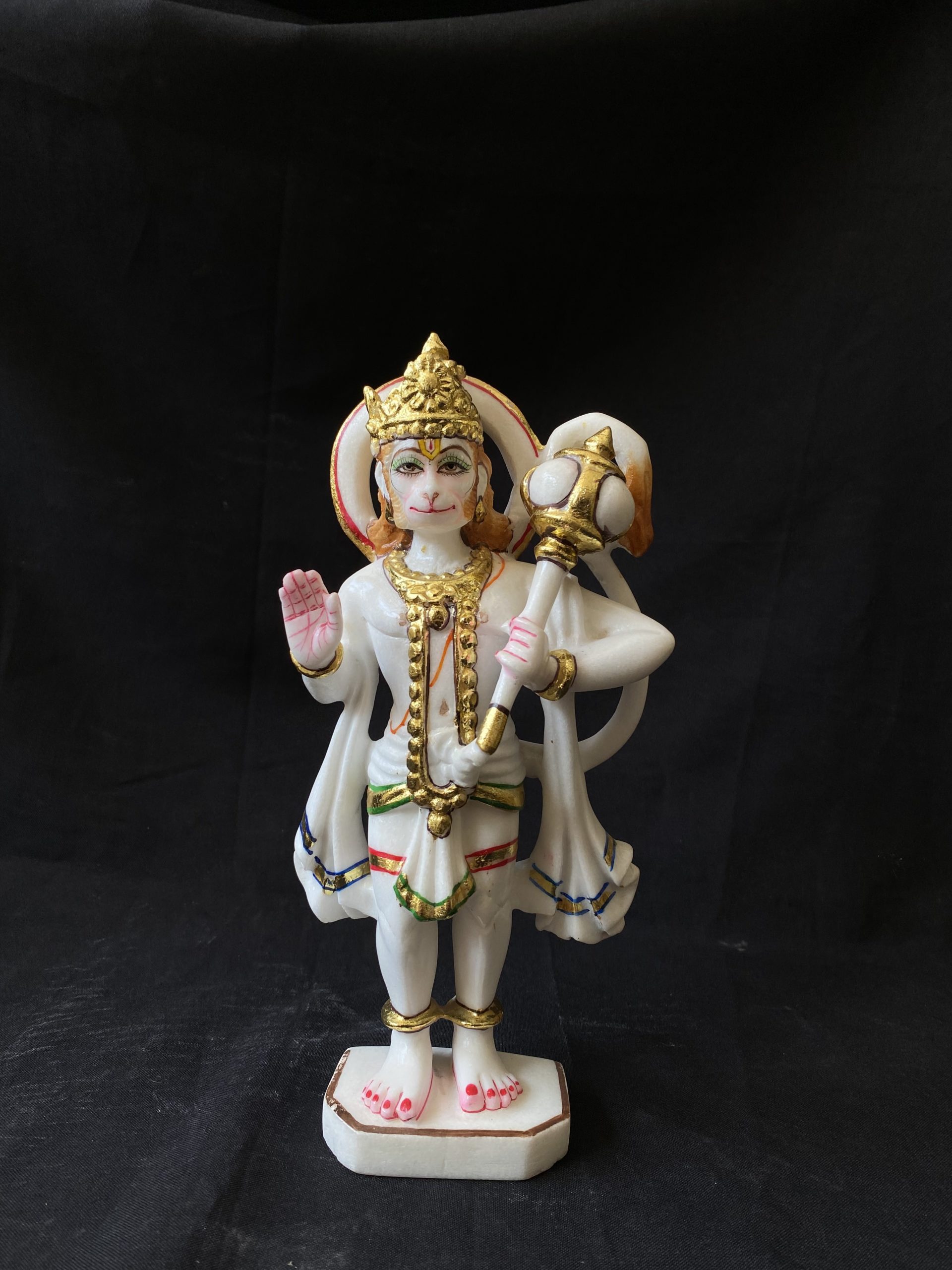 White Hanuman murti